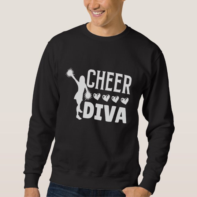 Cheer Diva Cheerleader Sweatshirt (Vorderseite)