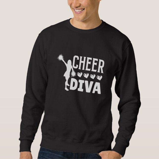 Cheer Diva Cheerleader Sweatshirt (Vorderseite)