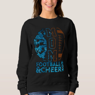 Cheer Football Cheerleader Mama von beiden Messy B Sweatshirt