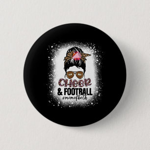 Cheer Football Cheerleading-Mama von Beiden Unorde Button
