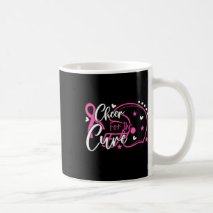 Cheer For The Cure Cheer Pink Football Helm Frauen Kaffeetasse