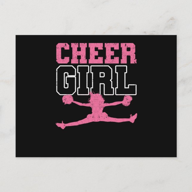 Cheer Girl Cheerleader Girls jubeln Frauen Postkarte (Vorderseite)