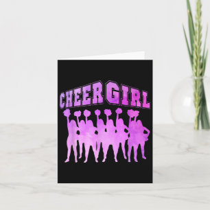 Cheer Girl Funny Cheerleader Zitat Cheerleader Te Karte