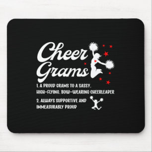 Cheer Grams Definition Grams eines Cheerleader-Gra Mousepad