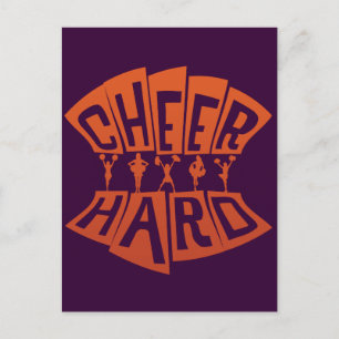CHEER HARD POSTKARTE
