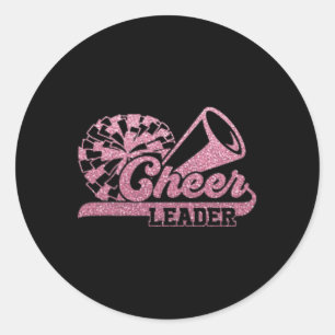 Cheer Leader Era Jugend Cheerleader Cheerleading 2 Runder Aufkleber