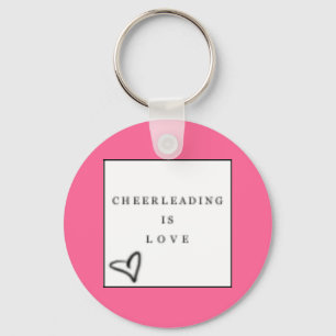cheer=love schlüsselanhänger