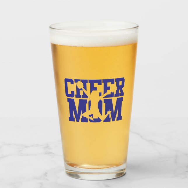 Cheer Mama Beer Glas (Vorne (Gefüllt))