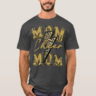 Cheer Mama Blitzschlag Cheer Leopard Gold T-Shirt