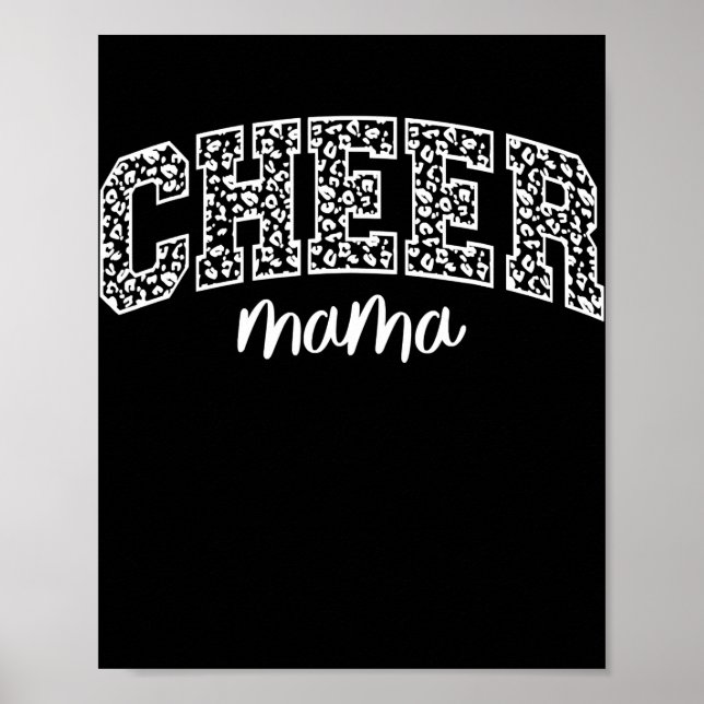 Cheer Mama CheerMom Cheerleader Mama Poster (Vorne)