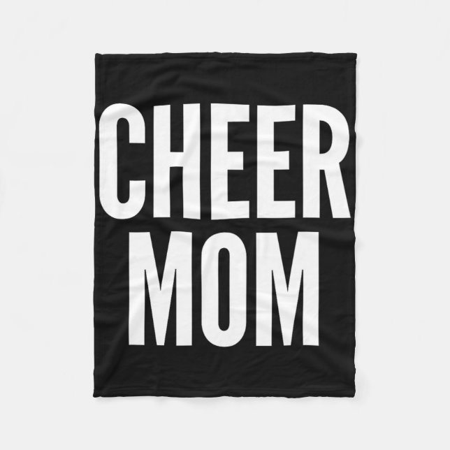 Cheer-Mama Grün Cheerleading passende Eltern  Fleecedecke (Vorderseite)