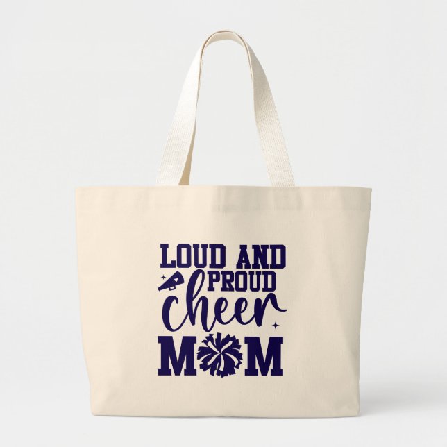 Cheer Mama Jumbo Tote Bag Stoffbeutel (Vorne)