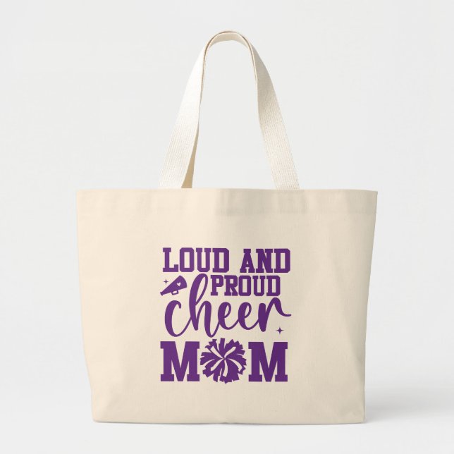 Cheer Mama Jumbo Tote Bag Stoffbeutel (Vorne)