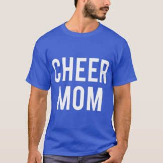 Cheer Mama Niedlicher Slogan gedruckt T-Shirt