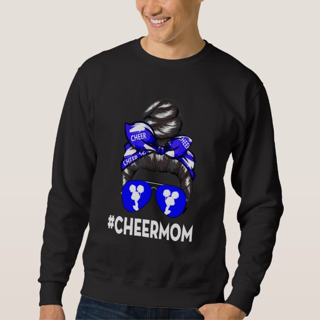 Cheer Mama Parents Cheerleading Mama Messy B Sweatshirt (Vorderseite)
