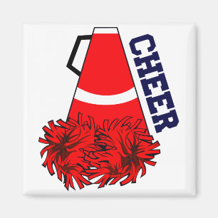 Cheer Megaphone Magnet