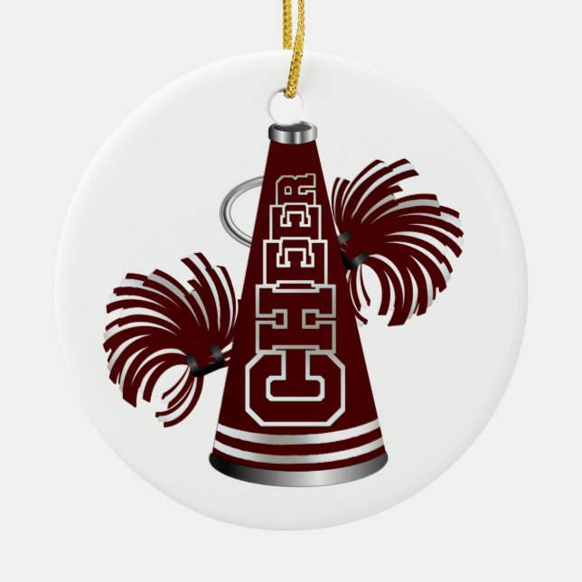 Cheer Megaphone Ornament (Vorne)