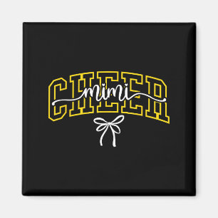 Cheer Mimi Cheerleading Oma High School Schwarz Magnet