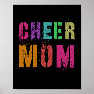 Cheer-Mom-Cheerleading-Team-Cheerleader-Squad Poster