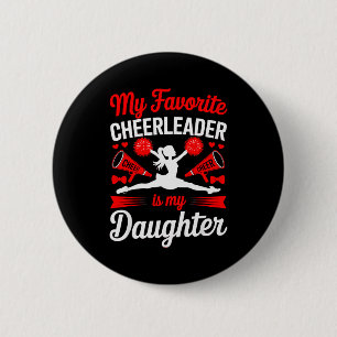 Cheer Mom Dad Mein Lieblingscheerleader Ist Meine Button