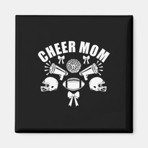 Cheer Mom Fuß Megaphon Bogen Design  Magnet