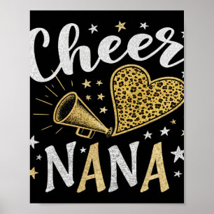 Cheer Nana Energie für die Oma, die Cheer mag Poster