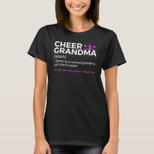 Cheer Oma Definition Großtochter F T-Shirt
