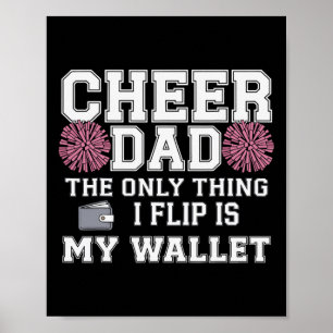Cheer Papa Das Einzige Was Ich Umklappe Ist Mein P Poster