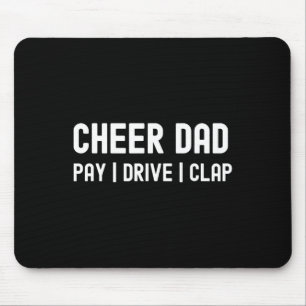 Cheer Papa Lustig Zahlen Fahrt Klatschen Cheerlead Mousepad