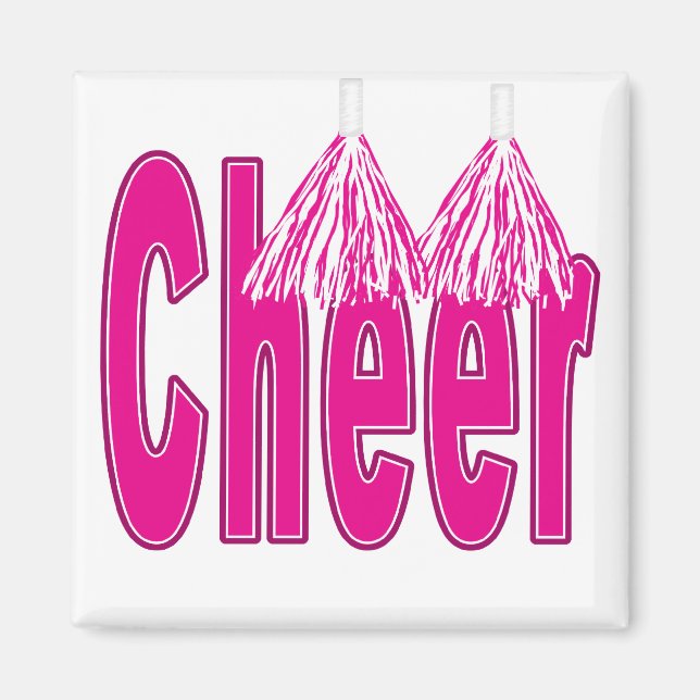 Cheer Pink Magnet (Vorne)