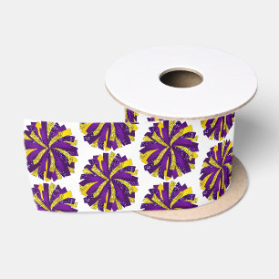 Cheer Pom Pom Satin Ribbon Satinband