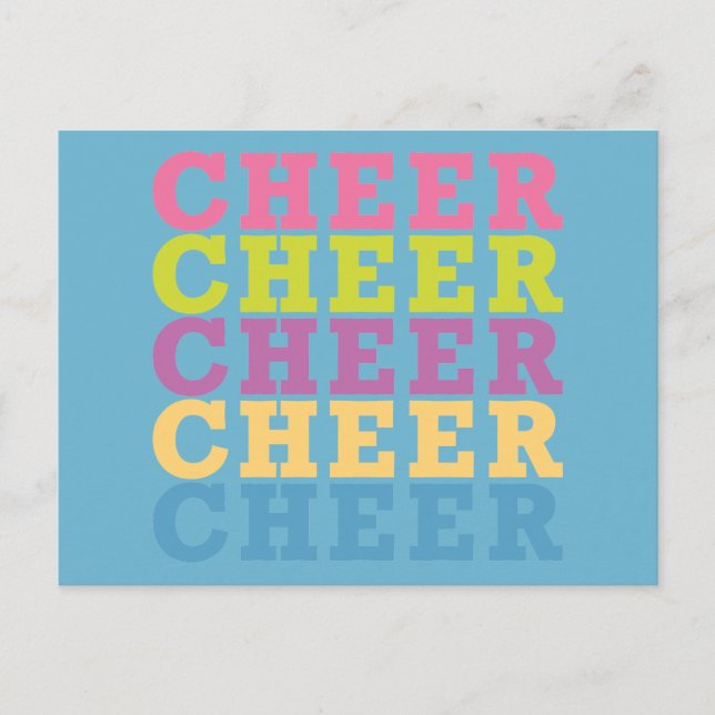 Cheer Postkarte (Vorderseite)