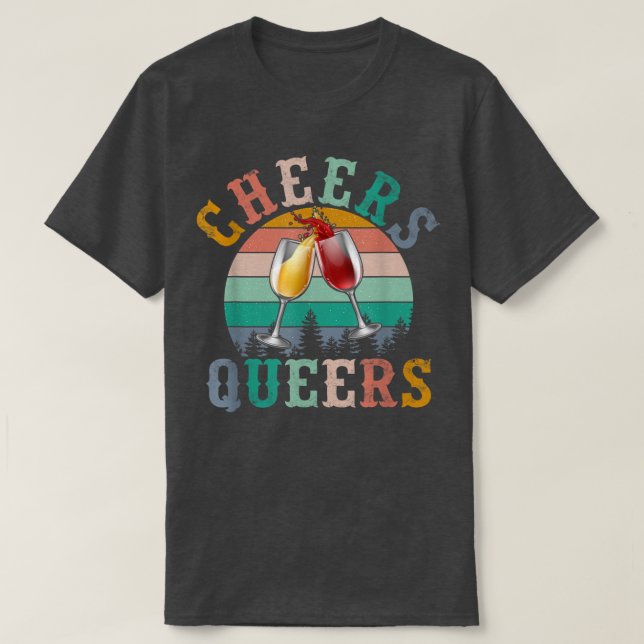 Cheer Queers T-Shirt (Design vorne)