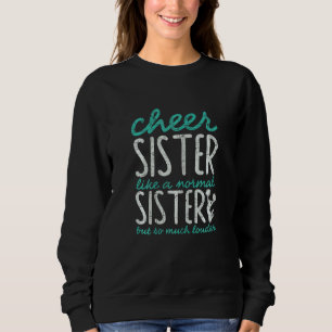 Cheer-Schwester der Frauen   Cheerleading Cheerlea Sweatshirt