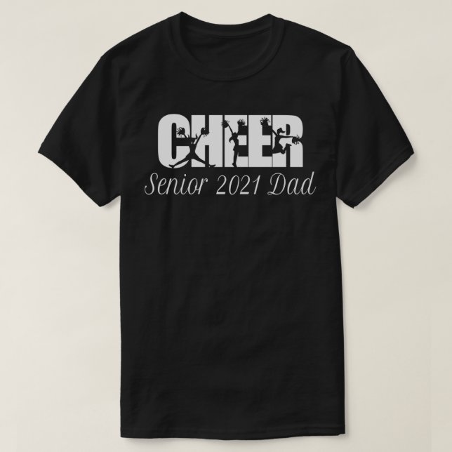Cheer Senior 2021 Vater T-Shirt (Design vorne)