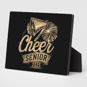 Cheer Senior 2025 Cheerleader Abiturientia Klasse Fotoplatte