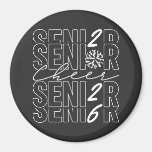 Cheer Senior 2026 Kreis Magnet
