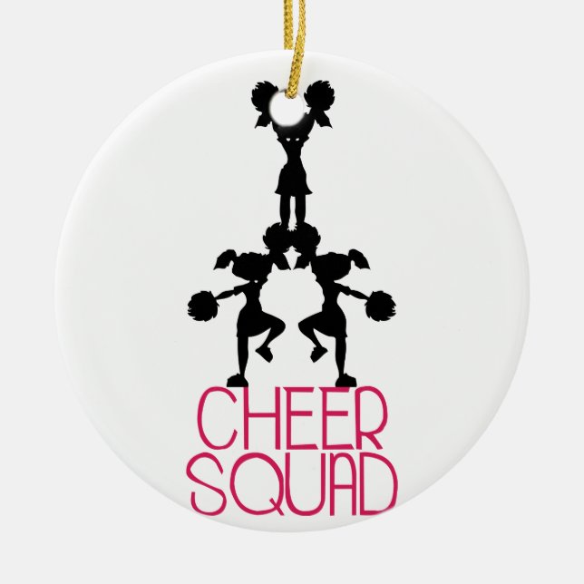Cheer Squad Keramik Ornament (Vorne)