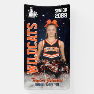 Cheer-Team benutzerdefiniertes Sportsfoto Senior C Banner