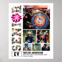 Cheer Team Cheer Senior Foto Collage