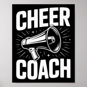 Cheer-Trainer High School Cheerleading Mentor Poster