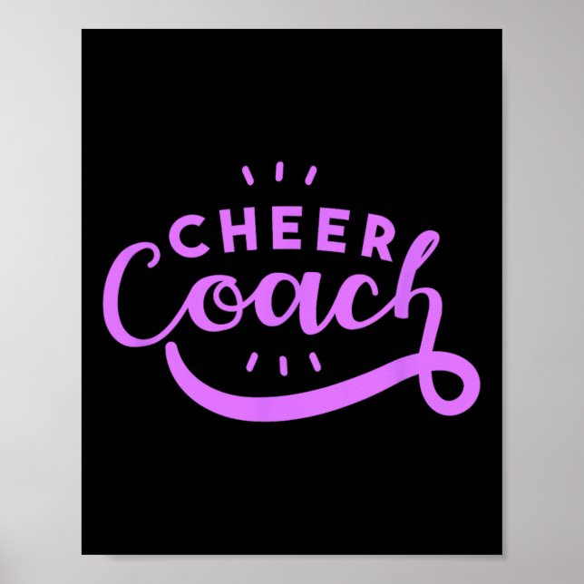 Cheer-Trainer - Lustiger Cheerleading-Trainer  Poster (Vorne)
