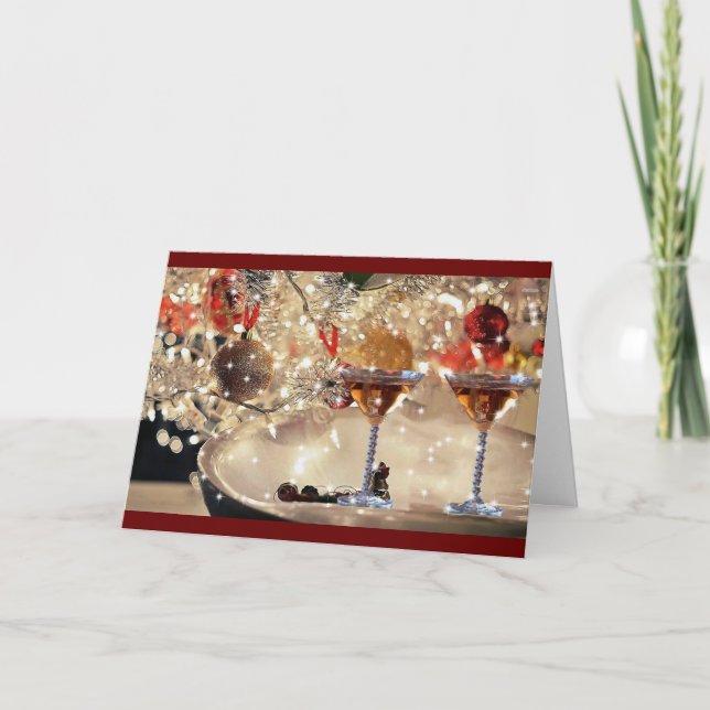 **CHEER UND GRÜSSE** THIS CHRISTMAS SEASON KARTE (Vorderseite)