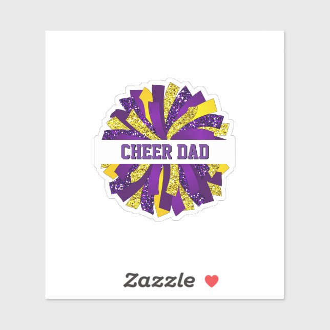 Cheer Vater Aufkleber (Blatt)