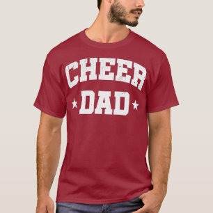Cheer Vater Funny Cheerleader Fathers Day T-Shirt