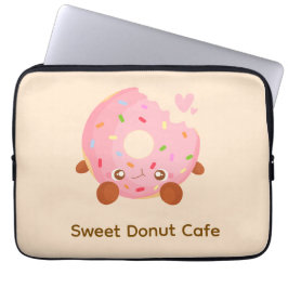 Cheerful Donut With Sprinkles Laptopschutzhülle