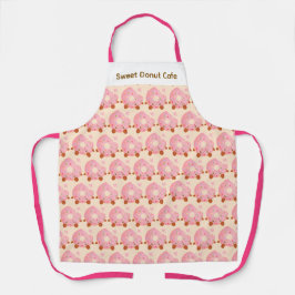 Cheerful Donut With Sprinkles Schürze