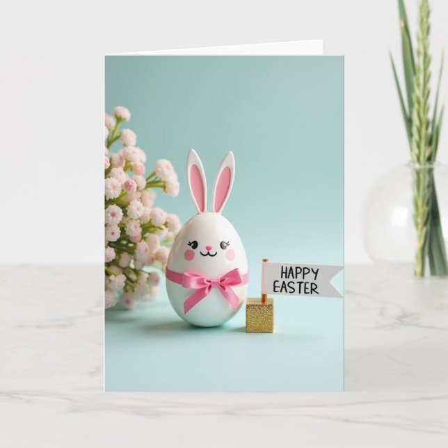 Cheerful Egg Celebration Card Karte (Vorderseite)