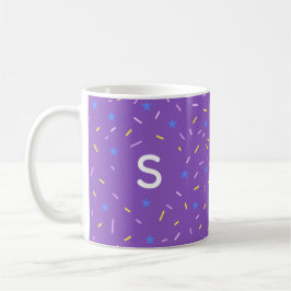 Cheerful Sprinkle Initial Mug