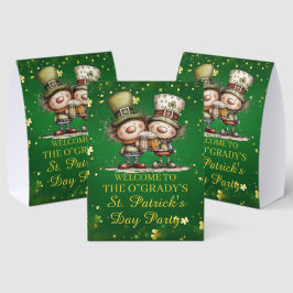 Cheerful St. Patrick’s Day Party Illustration Tischaufsteller